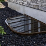 Brown Custom Steel Window Well Cover - Mountainland Covers 